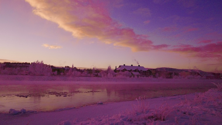 yukon whitehorse winter solstice sunset ユーコンニュース 冬至